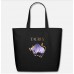 Taurus Purple And Gold Black Eco-Friendly Tote Bag